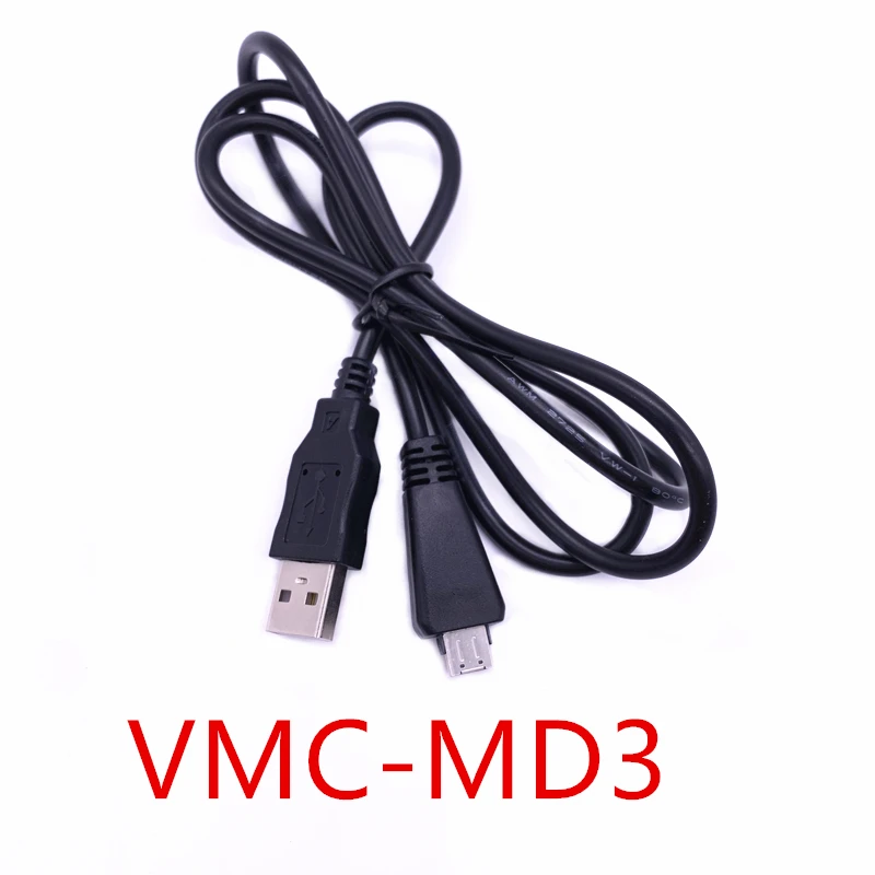 VMC MD3 цифровая камера USB Кабель зарядного устройства для Sony DSC W390/B W390/L W560 W570 с кибер