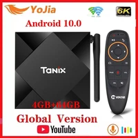 android 10 0 tv box android 10 allwinner h616 tanix tx6s max 4gb ram 64gb rom quadcore 6k dual wifi tx6 media player youtube