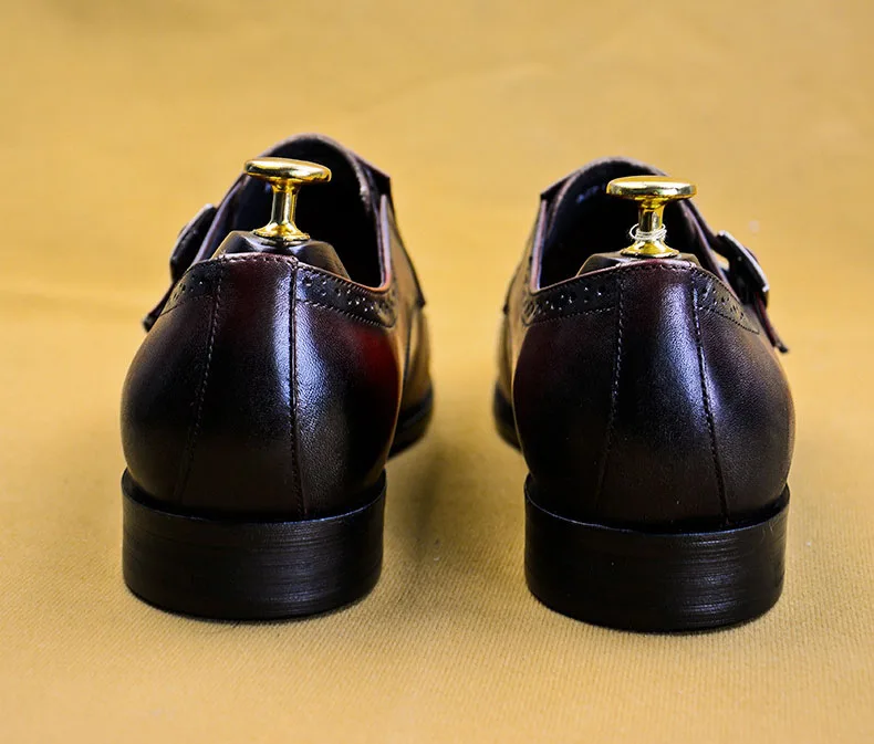 Туфли мужские классические из натуральной кожи натуральная кожа без застежки