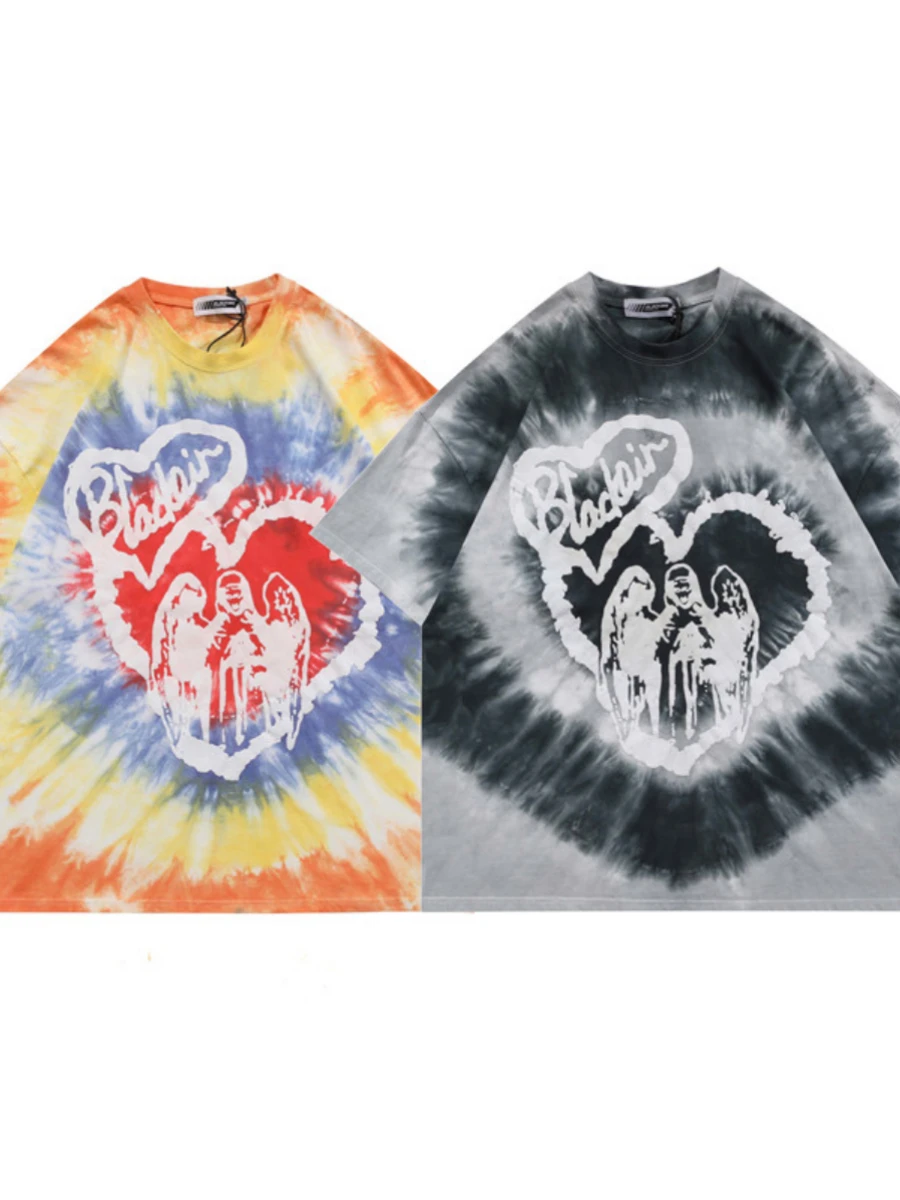 

Men Cotton T Shirt Oversized T-shirt Men's Clothing Tshirts Graphic Anime Comfortable The Grid Printing Wet and Cool