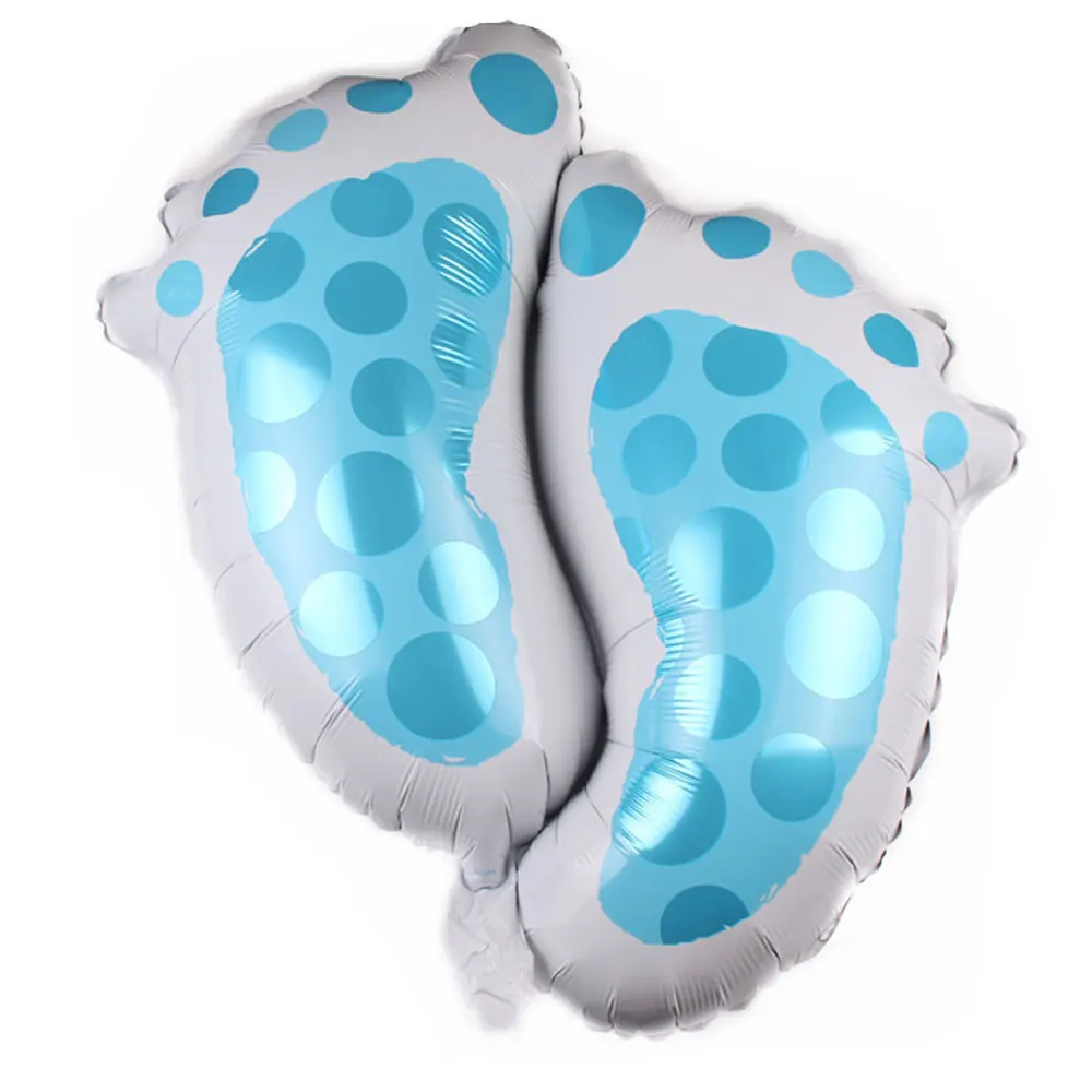 

Lovely Feet Foil Balloons Happy Birthday Ballon Decoration Kids Toys Helium Air Ball Anniversaire Wedding Party Supplies Globos