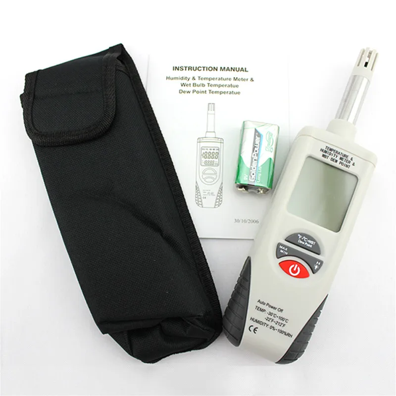 Digital Thermometer Hygrometer -30~+100 Celsius Multi-function 0.01 Resolution Temperature Humidity Meter Tester Moisture | Инструменты