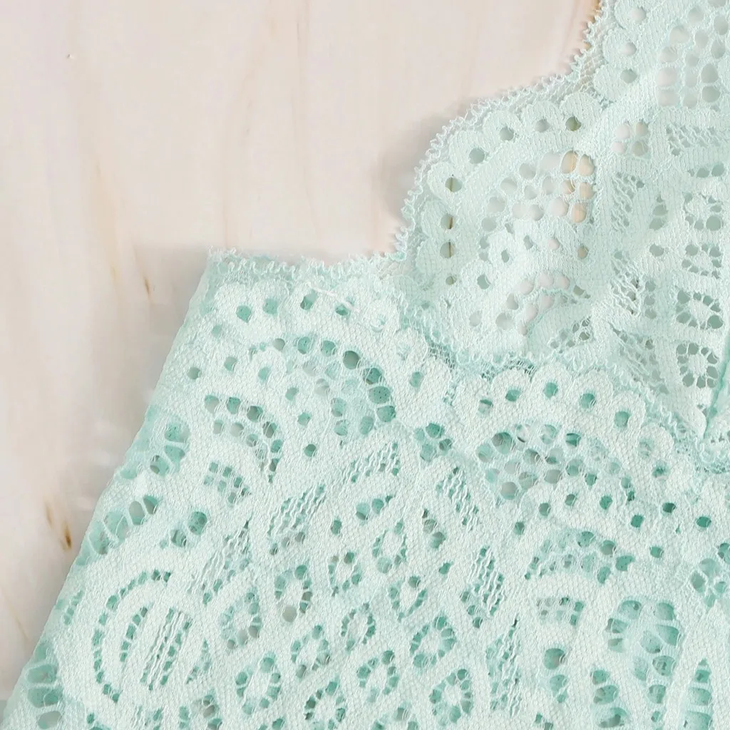 Для женщин комплект нижнего белья из кружева с v образным вырезом атласная ночная