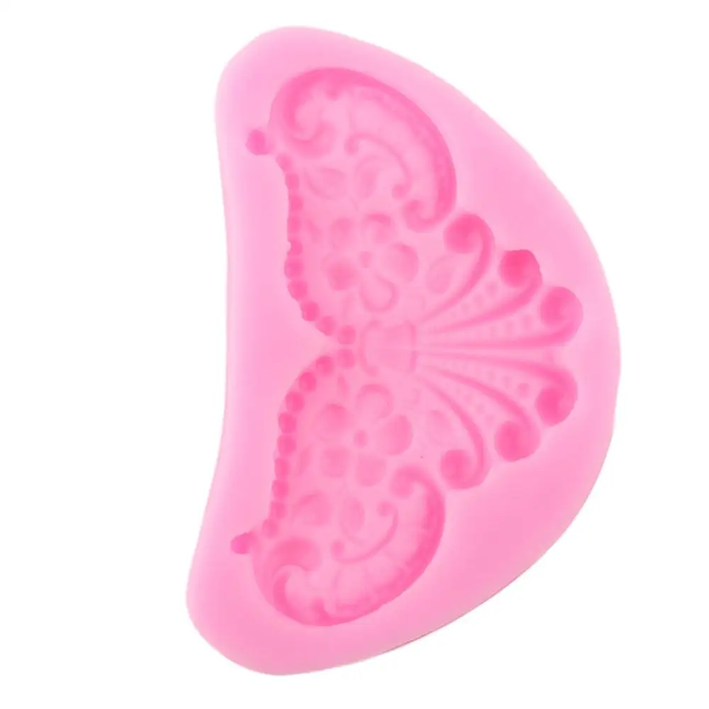 3D зеркального отображения медальон рамки силиконовые формы в стиле барокко