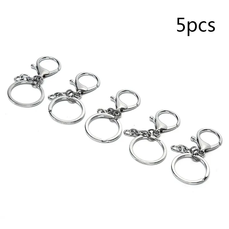 5 шт./лот серебристый металлический классический автомобильный брелок сделай сам