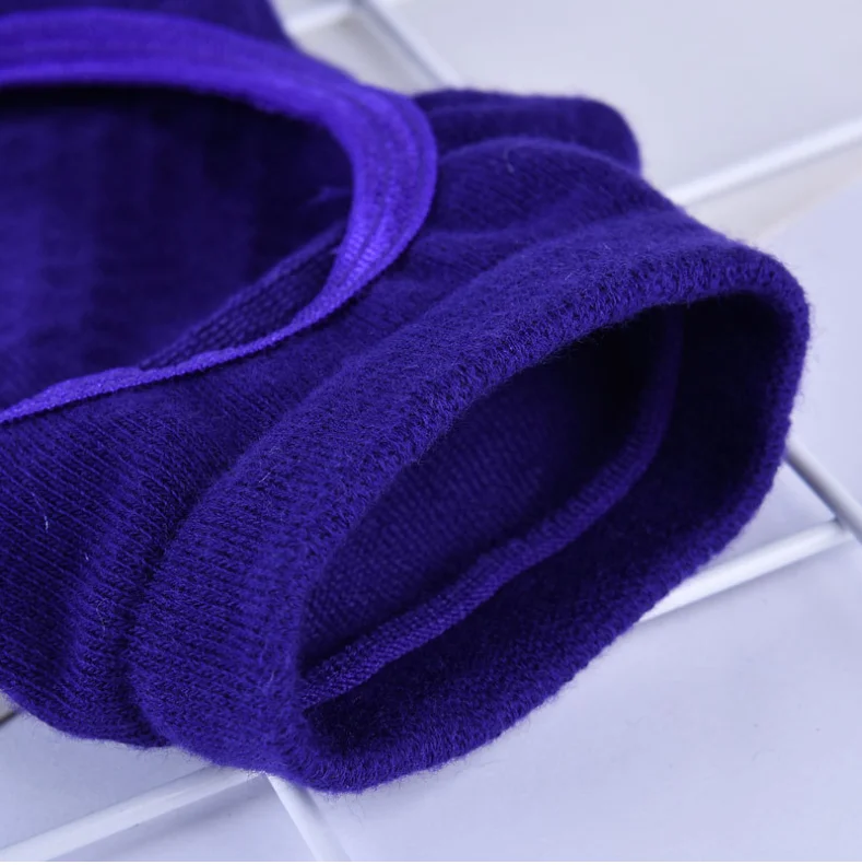 Спортивные носки для йоги нескользящие хлопковые с разрезом на лодыжке