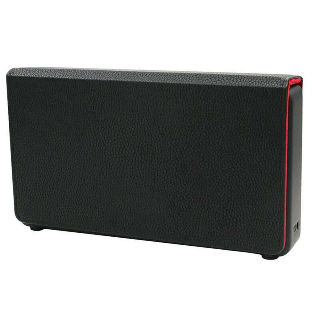 Складной чехол с подставкой для Marshall Stockwell Spleaker BT Speaker черный изготовлен из кожи