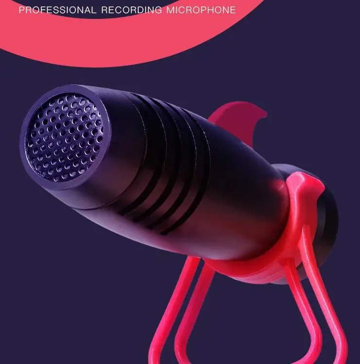 Портативный микрофон USB конденсаторный для MAC/Windows ноутбука студии записи прямого