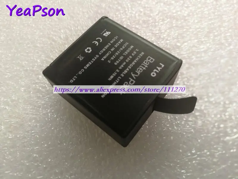 Yeapson 3 8 V 830mAh 3.15Wh подлинный ID799 Rylo литий ионный аккумулятор|Аккумуляторы для