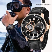 pagani design 2021 new mens tourbillon nh39 mechanical watch stainless steel 200m waterproof watch sapphire automatic watch
