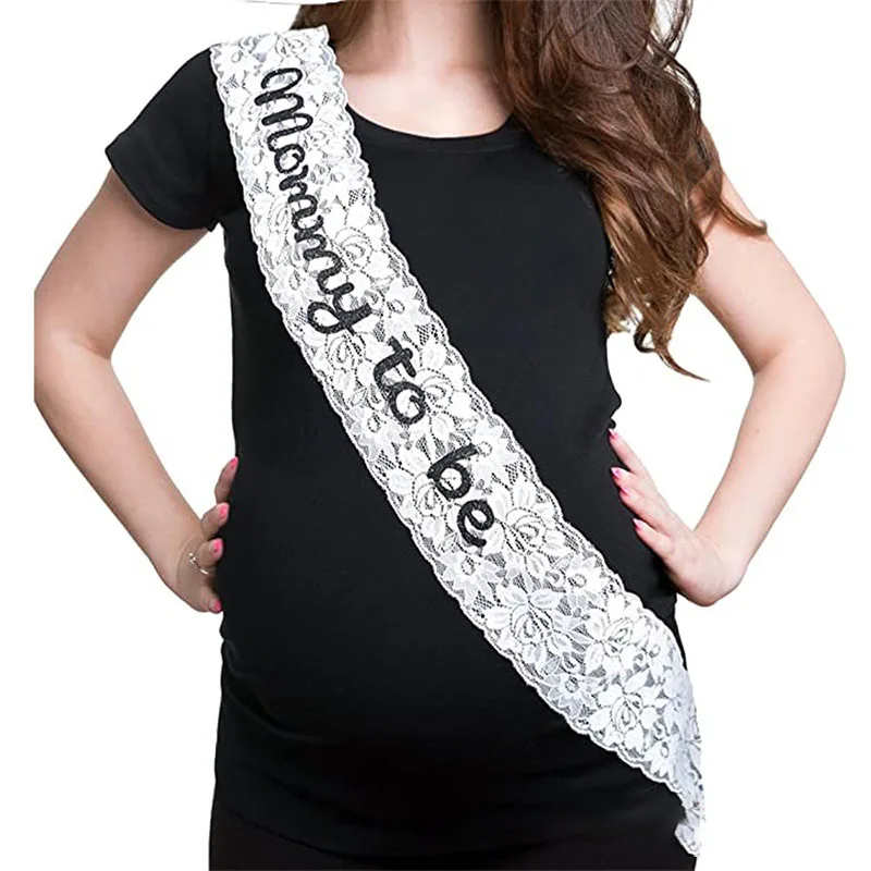 Mommy To Be Sash Baby Boy Girl Shower Decoration Newborn Party Pregnant Mom Favor Gifts Dad kw54 | Дом и сад