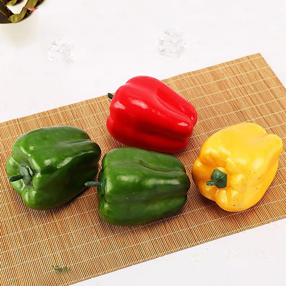 3 штуки имитация пены поддельные овощи пластик для домашнего декора фотографии