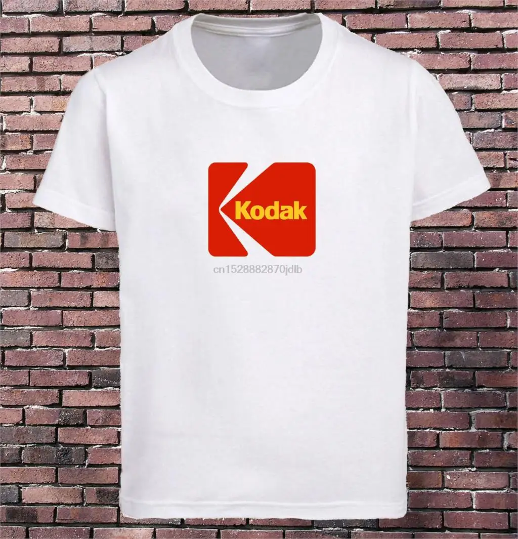 Kodak ретрофильм с изображением камеры фотографа фотографии футболки для мужчин