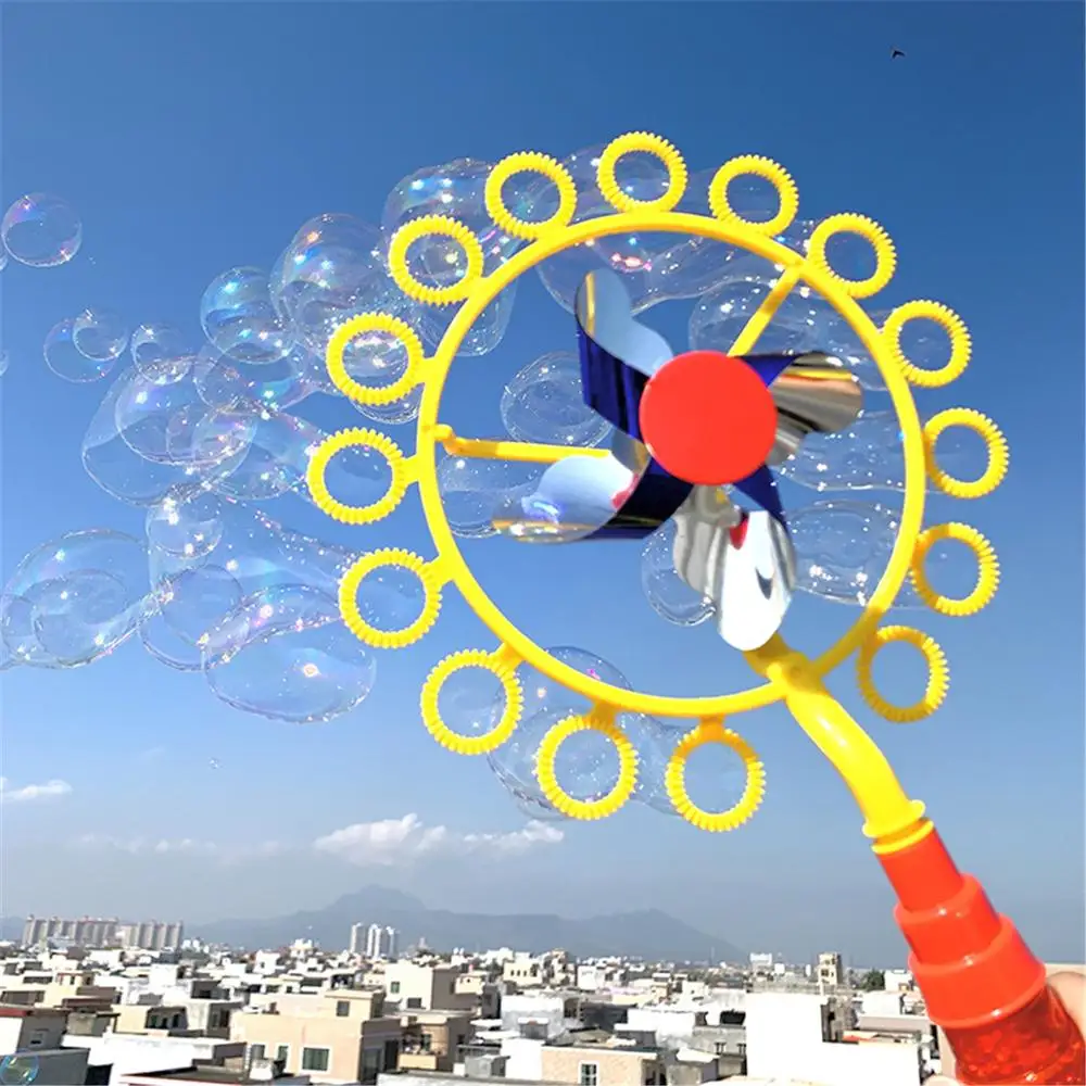 

Windmill Bubble Stick Home Wedding Birthday Party Decorations Outdoor Fun Bubble Toy Random Delivery
