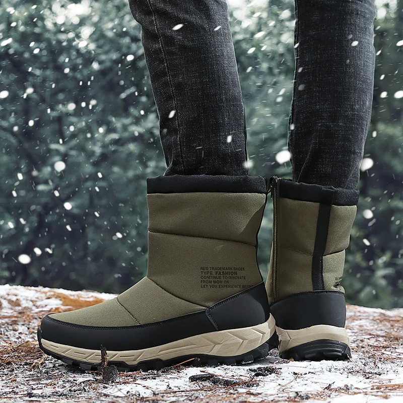 Humtto Мужская походная обувь мужские зимние ботинки охотничьи сохраняющие тепло