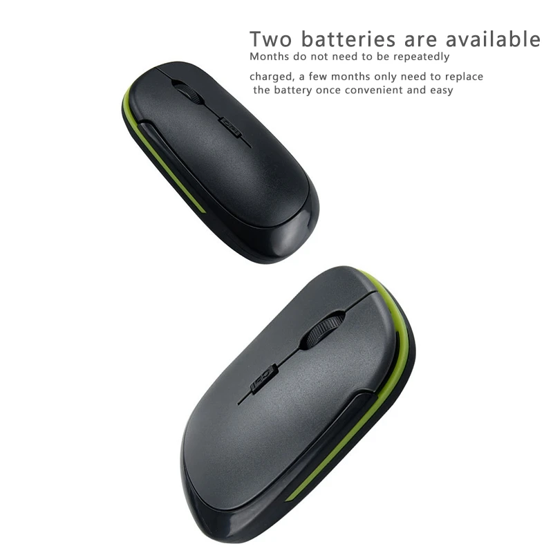 

Wireless Mouse, Mini Portable Photoelectric Silent 2.4G Ultra-Thin Mouse for Games and Office