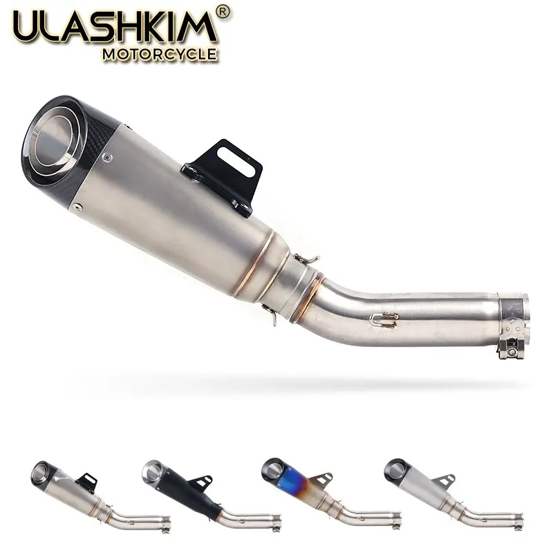 

Выхлопной глушитель для мотоцикла с полной системой, среднее соединение трубы, слипоны для Honda CB400 CB 400, подходит для всех лет