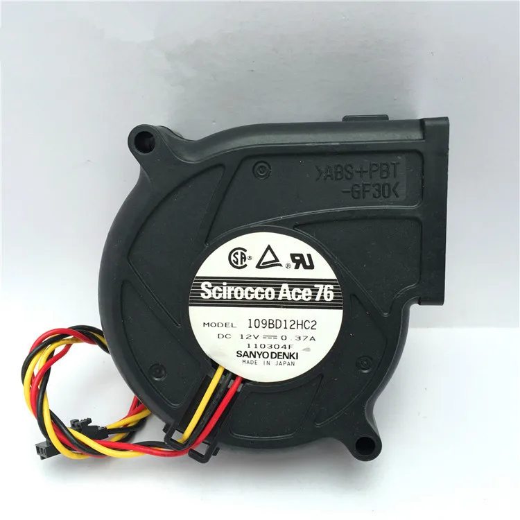 Япония для SANYO blower 7530 109BD12HC2 DC12V 0.37A|Кулеры и системы охлаждения компьютера| |