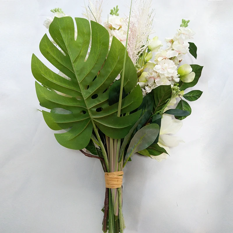 Сделай Сам украшение для вечеринки Шелковый Искусственный букет Гортензия