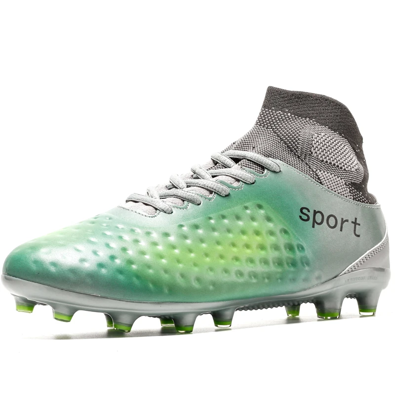 Закрытые футбольные ботинки высокие мужские спортивные кроссовки футбольная