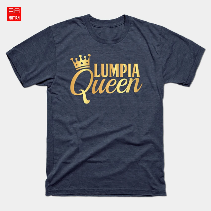 Подарочная футболка Lumpia Queen Филиппины Pinoy Adobo культура Азии я пиной пиньона