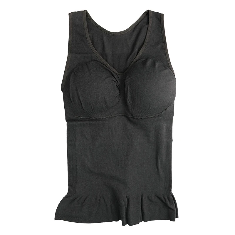 Women's Seamless High Impact Sports Bra with Removable Cups High Support Workout Yoga Bra Vest Sports Wear for Gym - Цвет: Черный