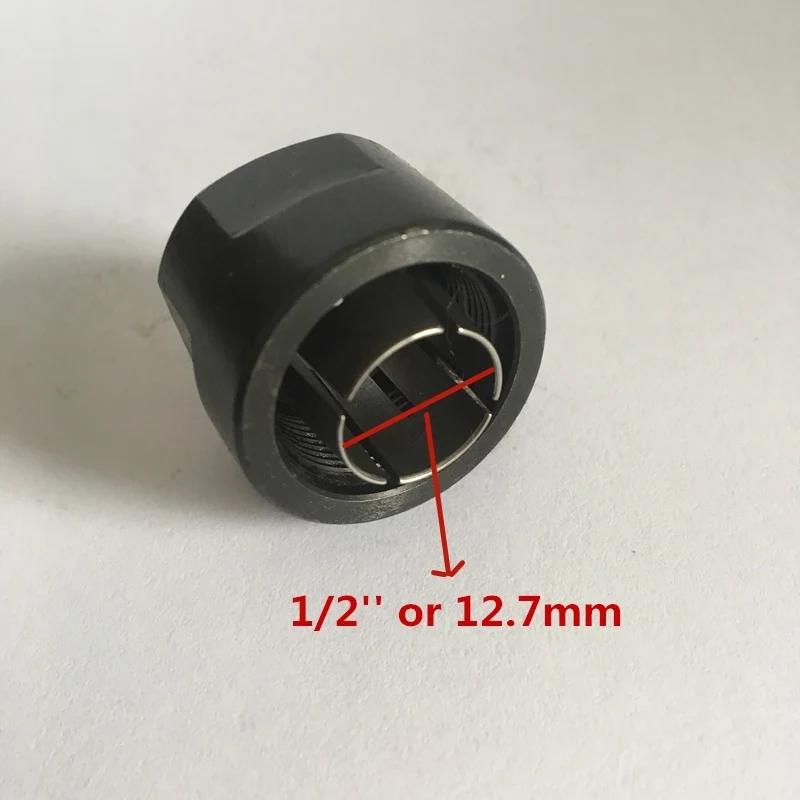 

1/2'' 12.7MM 12MM Router Collet Cone Nut 763629-0 763628-2 replace for MAKITA 3612 3612Y 3612X 3612T M3500G 3612BR 3600H MT360