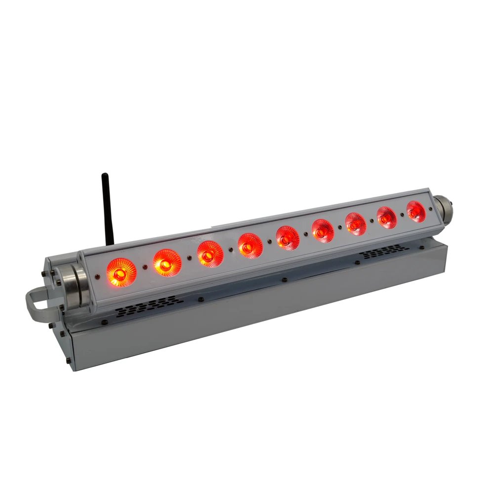 Умный диско светильник TIPTOP Black Up 9x18 Вт RGBAW УФ 6 в 1 с питанием от аккумулятора