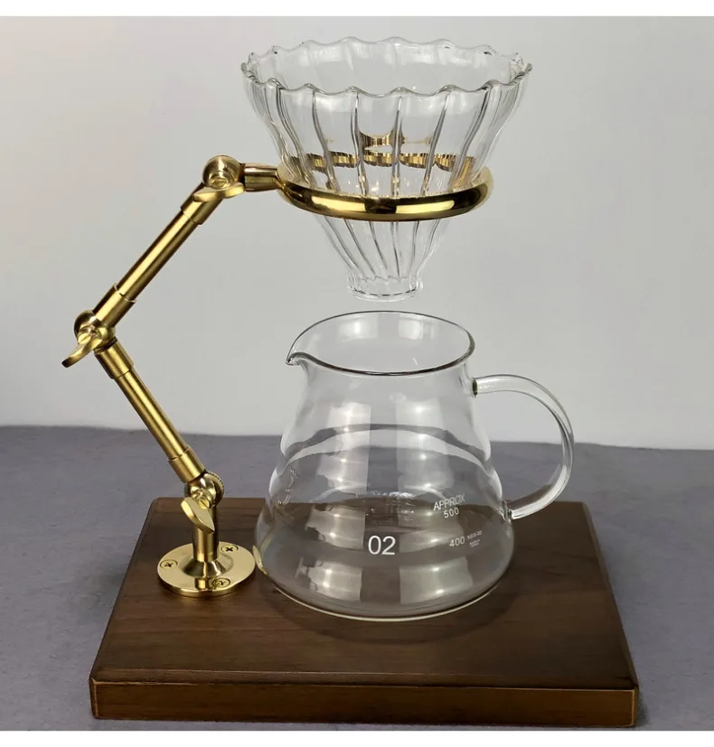 Подставка для фильтров кофе ручной работы регулируемый держатель капельницы из