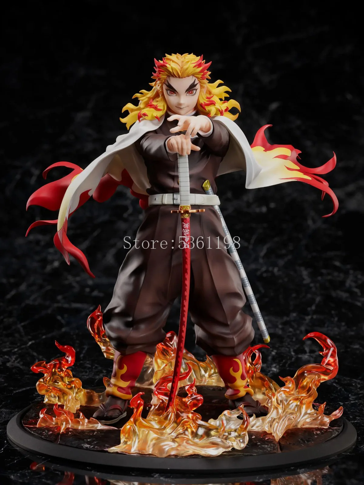 

Аниме-фигурка киметасу no Yaiba: Mugen Ressha-Hen Rengoku Kyoujurou, ПВХ экшн-фигурка, игрушка, убийца демонов, Коллекционная модель, кукла в подарок
