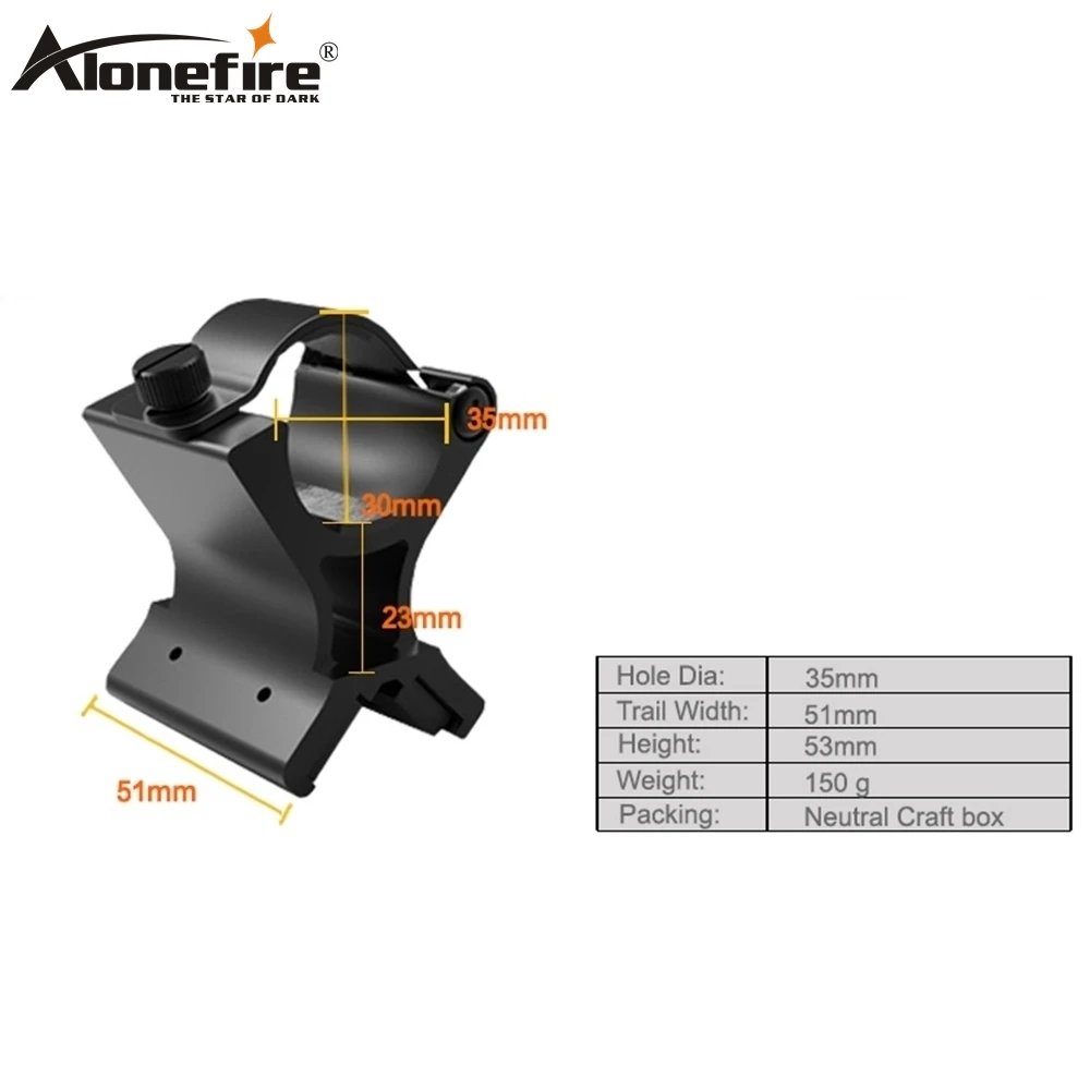 Alonefire MX02 30 мм кольцо универсальный магнитный рельс база ласточкин хвост страйкбол винтовка пистолет тактические огни лазерный прицел Прицелы