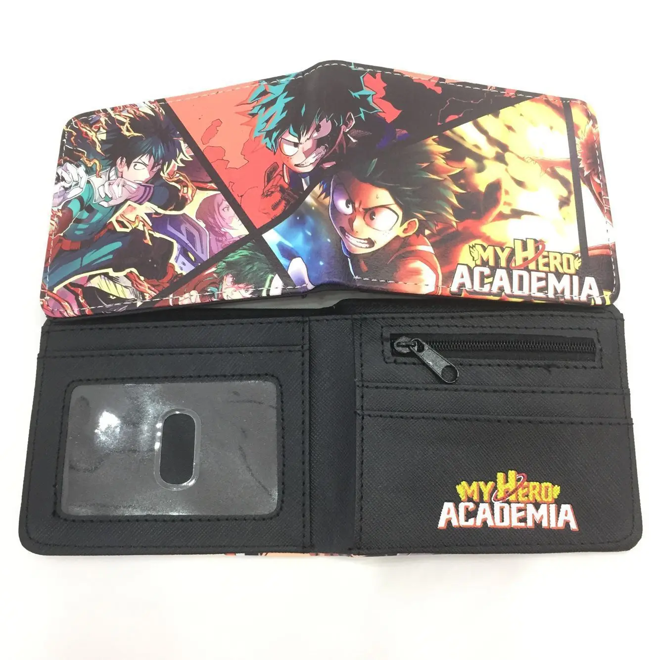 

Anime My Hero Academia Cartoon Wallet With Card Holder Short Purse For Young