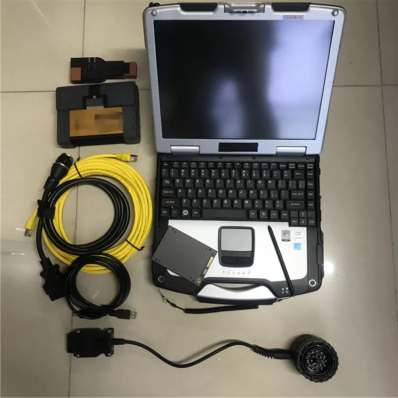 2021 06 в для bmw диагностический инструмент icom a2 b c с ноутбуком CF30 toughbook + Программное