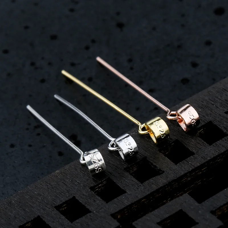 Фотообои серебряные с длинным штифтом 25 мм 35 Подвески ручной работы фотообои DIY