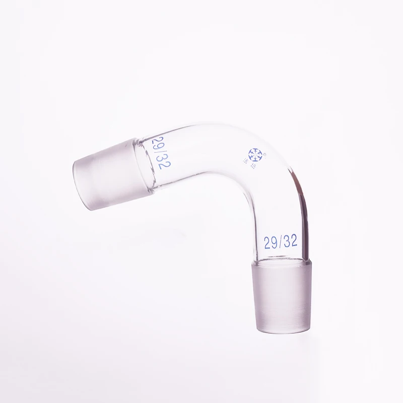 75 degree elbow,Joint 29/32,Distillation elbow,Distilling head 75 degree,bent standard ground mouth