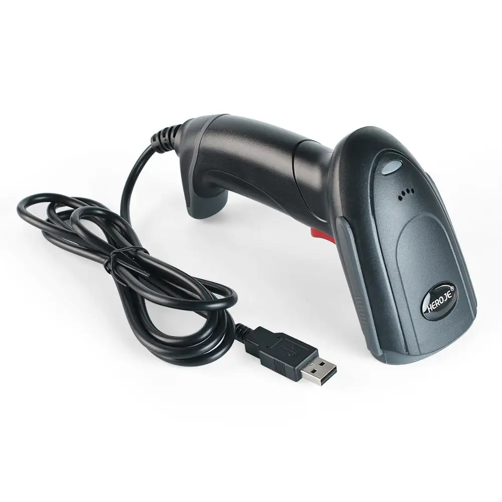 Сканер QR-кода Heroje H288U портативный Проводной USB сканер 2D DataMatrix PDF417 считыватель