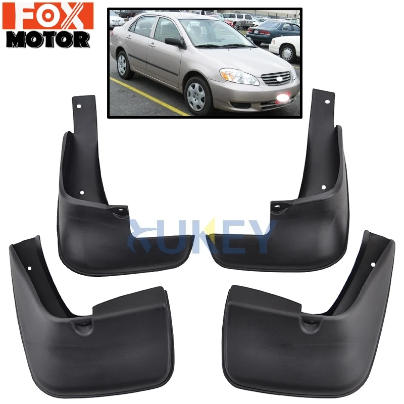 Формованные Брызговики для Toyota Corolla Altis 2002 - 2008 седан брызговики 2003 2004 2005 2006 2007 |
