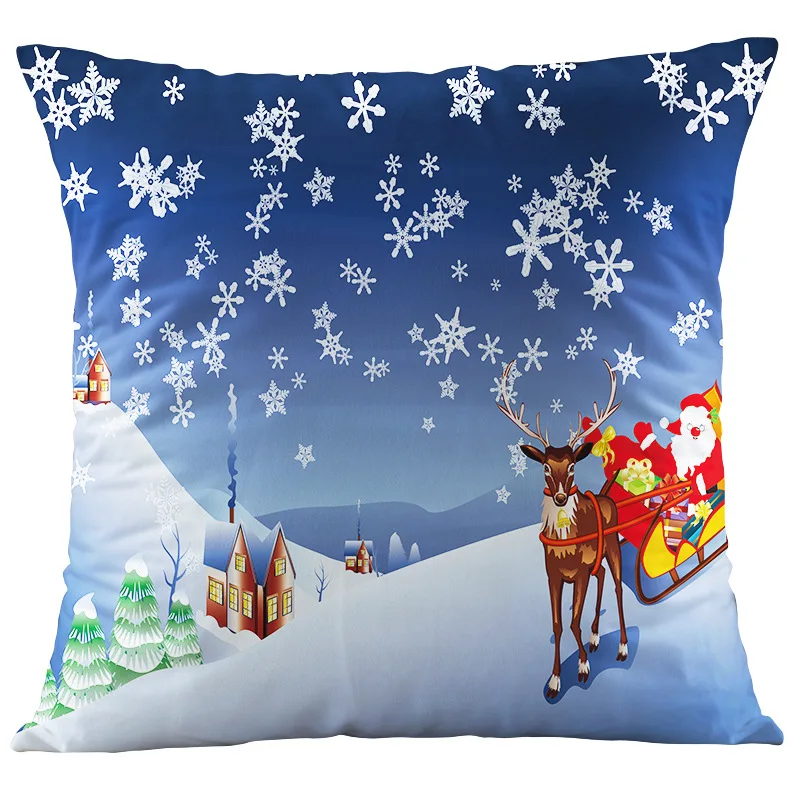 Мягкая Наволочка для дивана наволочка рождественского декора Рождество 2018 олень