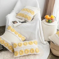 tufted pillowcase bohe style moroccan sofa pillow waist pillow cushion cover 4545cm for sofa bedhome decorative