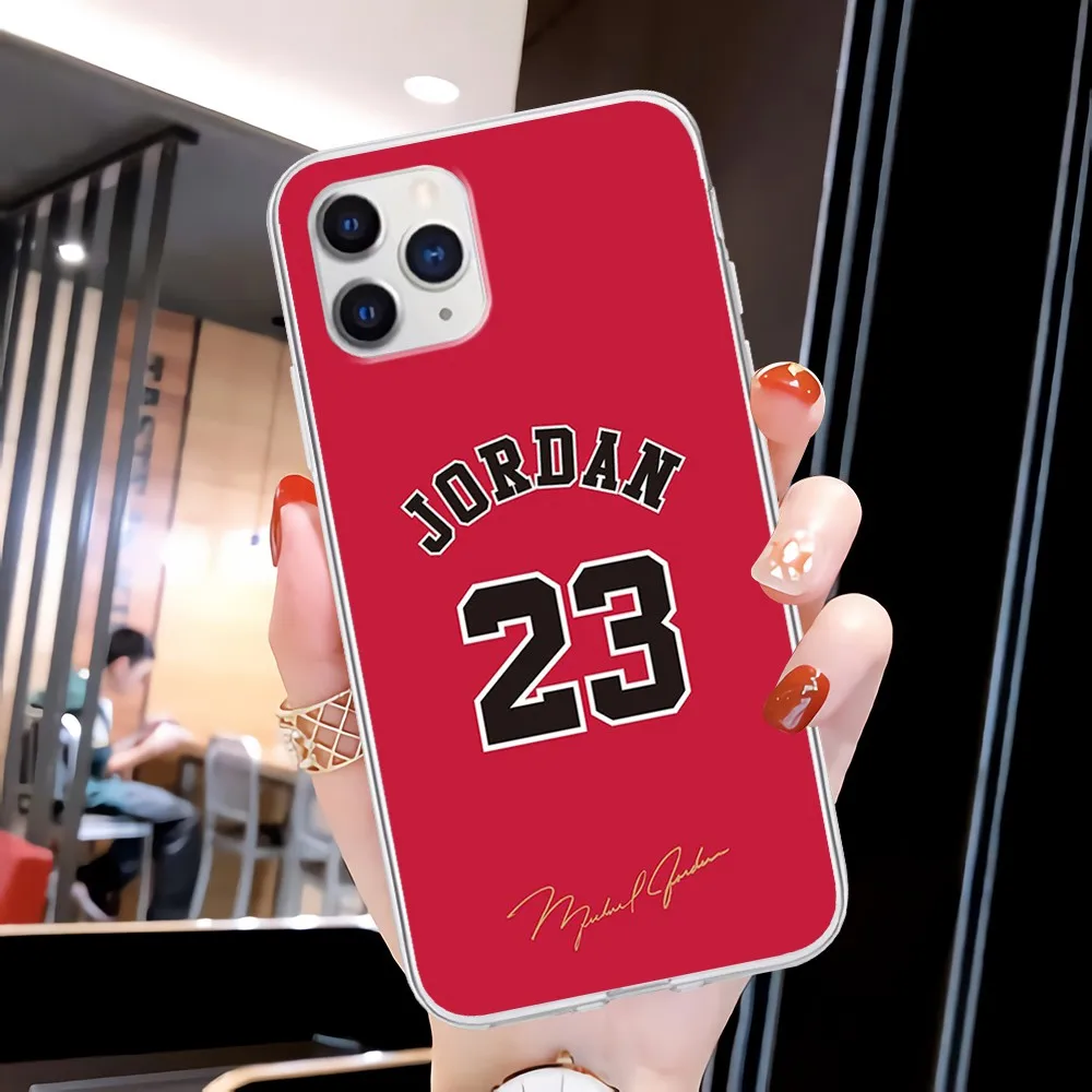 

Michael Basketball 23 Jordan Transparent Mobile Phone Case For Samsung Galaxy A21S A71 S9 S10 Plus Lite S20 Note 20 Ultra Cover