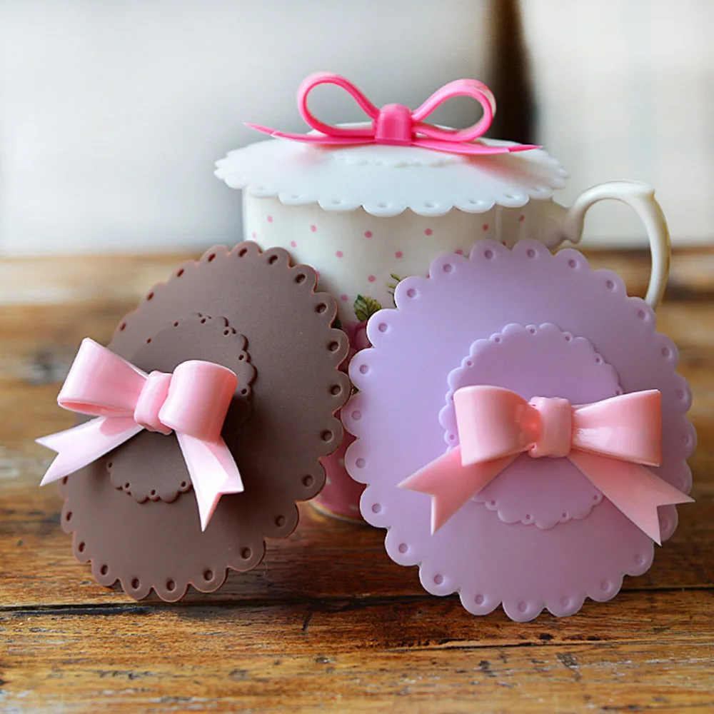 Кофе кружка всасывания Уплотнение Крышка Кепки силиконовые прекрасный чашка с