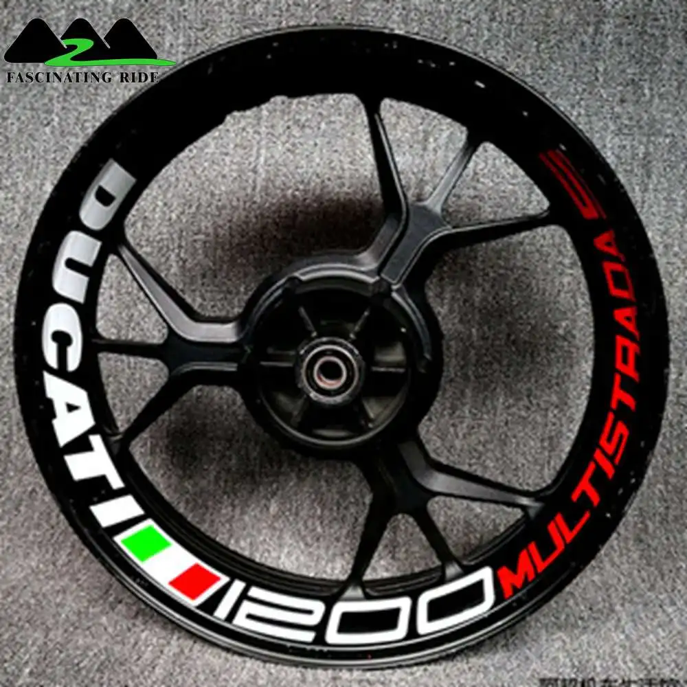 1200 Применимый для поездок на мотоцикле Ducati 796/696/795/821/848/899/899/1200/1199/1299 Monster в байкерском стиле из водонепроницаемого материала светоотражающего стикера - Цвет: 1200