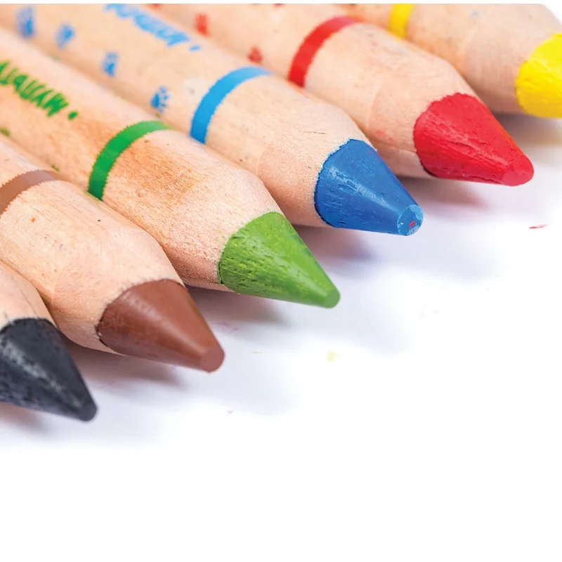 Карандаши цветные Мульти Пульти &quotПриключения Енота&quot 3в1 с эффектом акварели 6