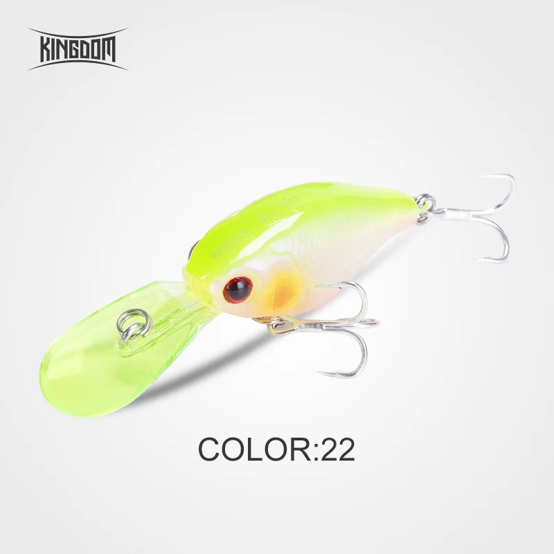 5316-22 Kingdom Fishing Приманка Crankbait Isca искусственная Jerakbait медленное погружение 50 мм 5 г Воблер для мелкой рыбы форель, щука модель приманки 5316 - Цвет: 5316-22