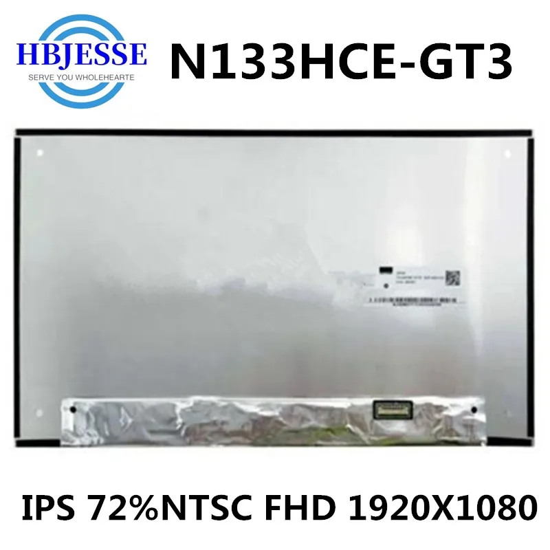 Original 13.3'' N133HCE-GT3 NE133FHM-N56 IPS 72%NTSC LCD Display Screen Matrix eDP 30 Pins FHD Replacement LCD LED Screen Panel