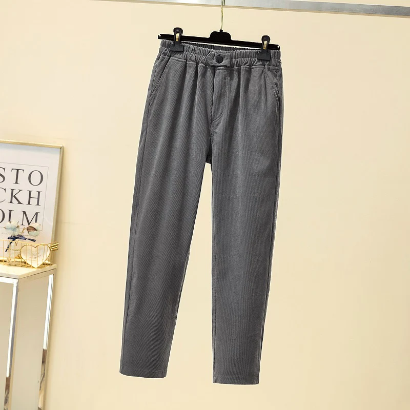 Женские вельветовые брюки JMPRS с высокой талией винтажные корейские однотонные