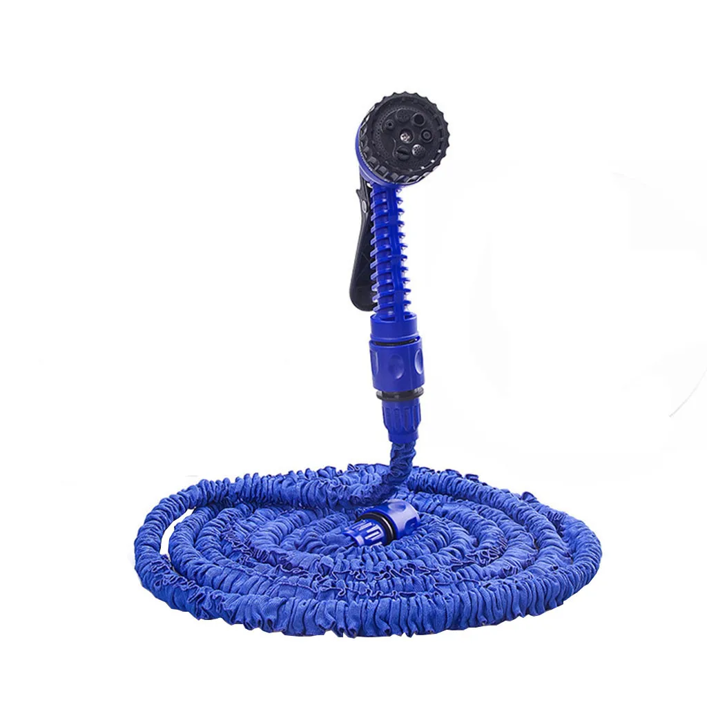 

25FT-100FT Garden Hose Expandable Magic Flexible Water Hose EU Hose Plastic Hoses Pipe With Spray Gun To Watering Car Wash Spray