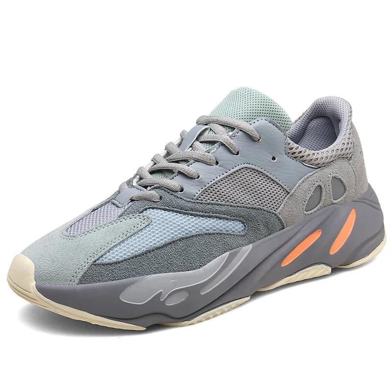 2019 сетчатые замшевые трендовые мужские Сникеры с сеткой дышащая мужская обувь