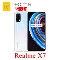 New Original realmeX7 8GB 128G Mobile Phone 6 4 FHD  AMOLED 4300mAh 64MP Quad Camera Octa Core 2400x1080 65W Fast Charger