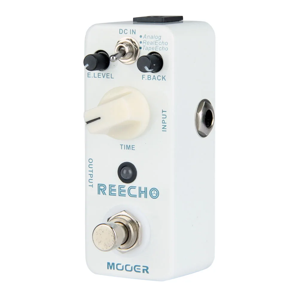 Mooer Reecho Micro Mini цифровой гитарные педали с эффектом Delay 3 режима (аналог/Настоящее